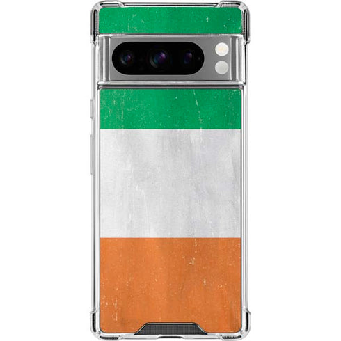 Ireland Flag Distressed Google Pixel 8 Pro Clear Case
